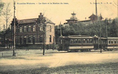 WOLUWE  GARE ET STATION DU TRAM 1903 .jpg